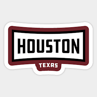 Houston, Texas Sticker